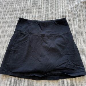 HOLLISTER Women's Ultra High-Rise Knit Mini Skort  Size XS In Black
